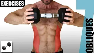 7 OBLIQUE EXERCISES YOU CAN DO WITH ONLY ONE DUMBBELL