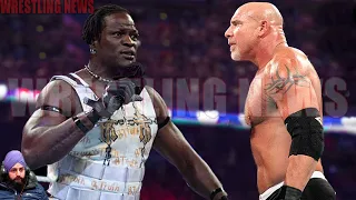 Goldberg vs R Truth with carmela Match - Wrestling News