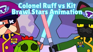 Brawl Stars Animation - Colonel Ruff vs Kit