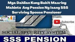 SSS Surviving Spouse Pension Na Biglang Nahinto  -  Alamin