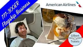 Sundae Time in Flagship Business on American Airlines 777-300ER in 2022