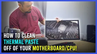 How to Clean Thermal Paste From a Motherboard