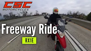 Riding the RX1E Electric Motorcycle on the Busy LA Freeways. How Far Can We Go on a Single Charge?