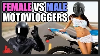 FEMALE vs MALE Motovloggers