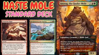 HASTE MOLE = BEST MOLE ~ Anzrag, the Quake-Mole BEST Standard Deck Tech Ideas and COMBO ~ MTG Arena