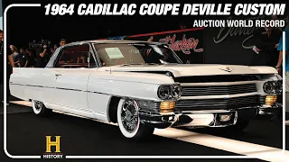 AUCTION WORLD RECORD - 1964 Cadillac Coupe DeVille Custom - BARRETT-JACKSON 2022 LAS VEGAS