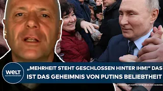 WLADIMIR PUTIN: "Stehen geschlossen hinter ihm" Das ist das Geheimnis seiner Beleibtheit in Russland