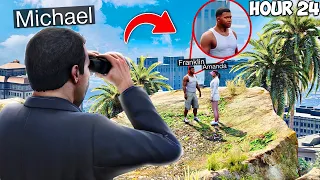 GTA 5 : I Spied on FRANKLIN for 24 Hours.!! MALAYALAM