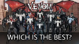 Marvel Legends 6 inch Venom Action Figure Comparison (Hasbro/Toybiz, Mafex, Diamond Select)