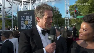 Hugh Grant Red Carpet Interview - Golden Globes 2019