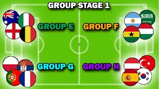 Group Stage MatchDay 1 | DREAM WORLD CUP SOCCER MARBLE