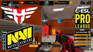 NAVI vs HEROIC (Nuke) ESL Pro League Season 12 HIGHLIGHTS