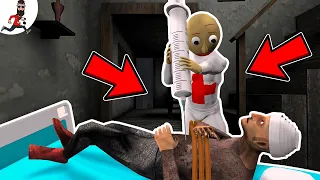 Granny and Grandpa (Hospital) part 2 ►funny granny animation parody horror game