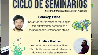 Ciclo de Seminarios de la Cátedra de Química Inorgánica y Analítica