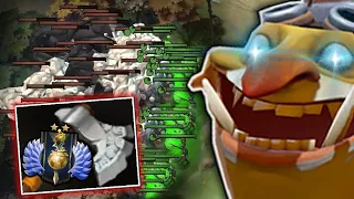 How real man play techies vs 5K MMR!! -- WTF Level 1 Jungle from Zero Minute!!