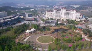 Git2P test flght for 3DR SOLO.  Flight in The Cheonan Art Center, Korea.