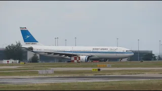 KUWAIT A330-200 TAKING OFF FROM MANCHESTER AIRPORT