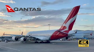 QANTAS A380 QF2 Economy Class - London to Sydney via Singapore, Qantas Lounges (OCT 2023) (4K)