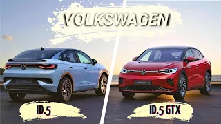 Самый яркий и самый быстрый кроссовер ⚡ с электротягой - новый Volkswagen ID.5 и ID.5 GTX. Обзор