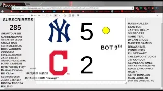 ⚾New York Yankees @ Cleveland Indians [Game 5] LIVE!!!