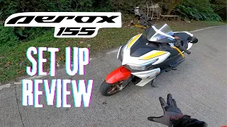 YAMAHA AEROX SET UP 2023 OWNERS REVIEW | JMAC AEROX