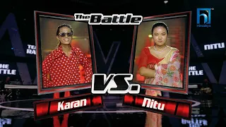 Karan Rai Vs Nitu Pun "Mohani Maya Ko Ho Ki"The Voice of Nepal Season 4- 2022