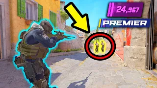 20,000 PURPLE RANK MOMENTS in CS2 PREMIER! - CS:GO BEST ODDSHOTS #748