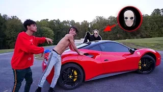 SCARY MONSTER STOLE MY CAR!