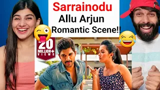 Allu Arjun कर रहा है MLA को पटाने की कोशिश      Sarrainodu Romantic Scene Reaction Allu Arjun