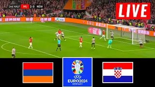 Հայաստան vs Խորվաթիա |  ՈւԵՖԱ Եվրո որակավորման 2024 |  Ուղիղ ֆուտբոլ
