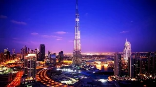 ОАЭ 2013.Поющий фонтан.Вид с самой высокой в мире башни Бурдж Халифа.