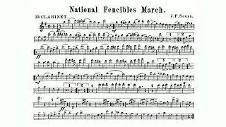 National Fencibles March by John Philip Sousa - E-flat Clarinet