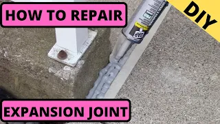 How To Repair Walkway / Driveway Expansion Joint. DIY