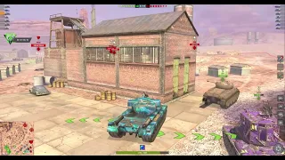 60FPS-WoT Blitz(2024):Gamemode Final boss gameplay-Tiger I,T29,IS2 Shielded