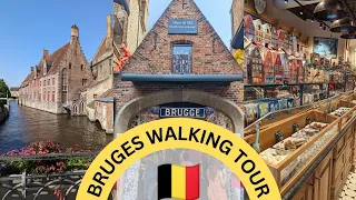 Walking Tour in Bruges, Belgium 🇧🇪