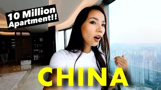 Is This Where CHINESE RICH PEOPLE LIVE?! (10 million apartment in Chengdu)