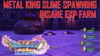 DRAGON QUEST XI - Metal King Slime Spawning Method for INSANE EXP Farming