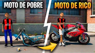 TRANSFORMANDO MOTO DE POBRE EM MOTO DE RICO NO GTA 5