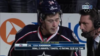 Blue Jackets' Josh Anderson says Scott Hartnell makes him 'laugh every day'