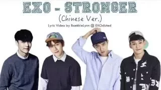 EXO - Stronger (Chinese Ver.) [Color Coded Chi/Pinyin/Eng Lyrics]