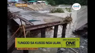 One Mindanao: Pipila ka motorista sa Marilog District, Davao City, apektado sa nahugno nga tulay