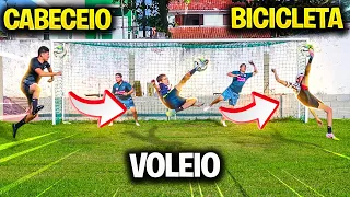 CABECEIO, VOLEIO ou BICICLETA! *TEVE AINDA DE LETRA E CALCANHAR NO AR!!!