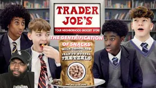 CHICAGO DUDES REACTION TO British Highschoolers try Trader Joe's for the first time!