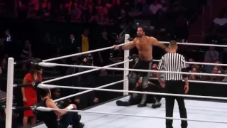 Roman Reigns vs Dean Ambrose vs Seth Rollins Battleground Title Tripple Threat Full Match