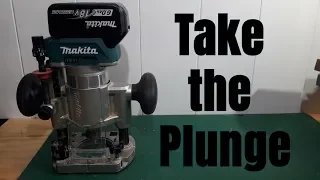 Makita Trim Router Plunge Base Review | Cordless AND Corded