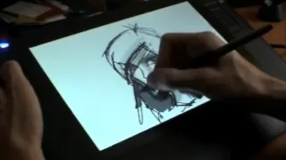 First step with Wacom Cintiq - Open box