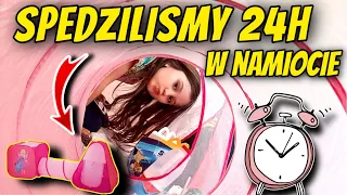 SPĘDZILIŚMY 24 GODZINY W NAMIOCIE ⛺️⏰