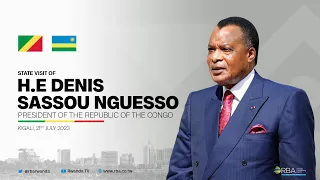 🔴LIVE: State Visit of Denis Sassou Nguesso, President of the Republic of the Congo | 21 July 2023