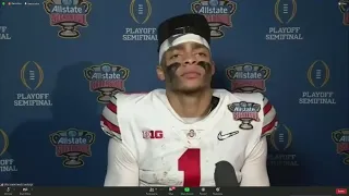 Justin Fields post-game interview | Sugar Bowl: Ohio State-Clemson