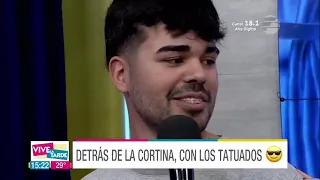 "Detrás de la cortina con los TATUADOS" Gloria, Dulce, Adilson, Mirian y Dulce están en COMPETENCIA